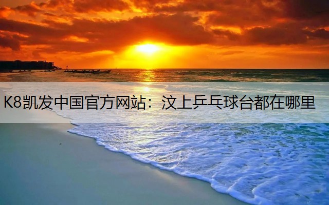 K8凯发中国官方网站：汶上乒乓球台都在哪里