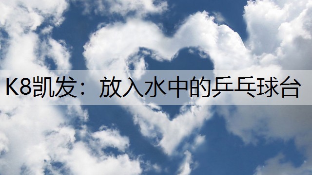 放入水中的乒乓球台