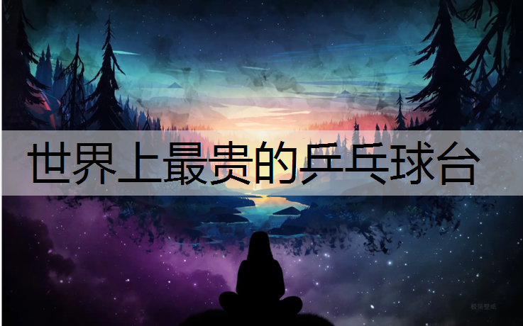 世界上最贵的乒乓球台