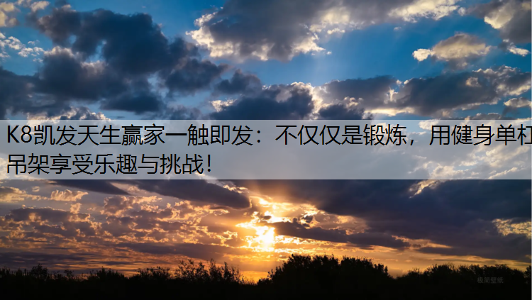 不仅仅是锻炼，用健身单杠吊架享受乐趣与挑战！